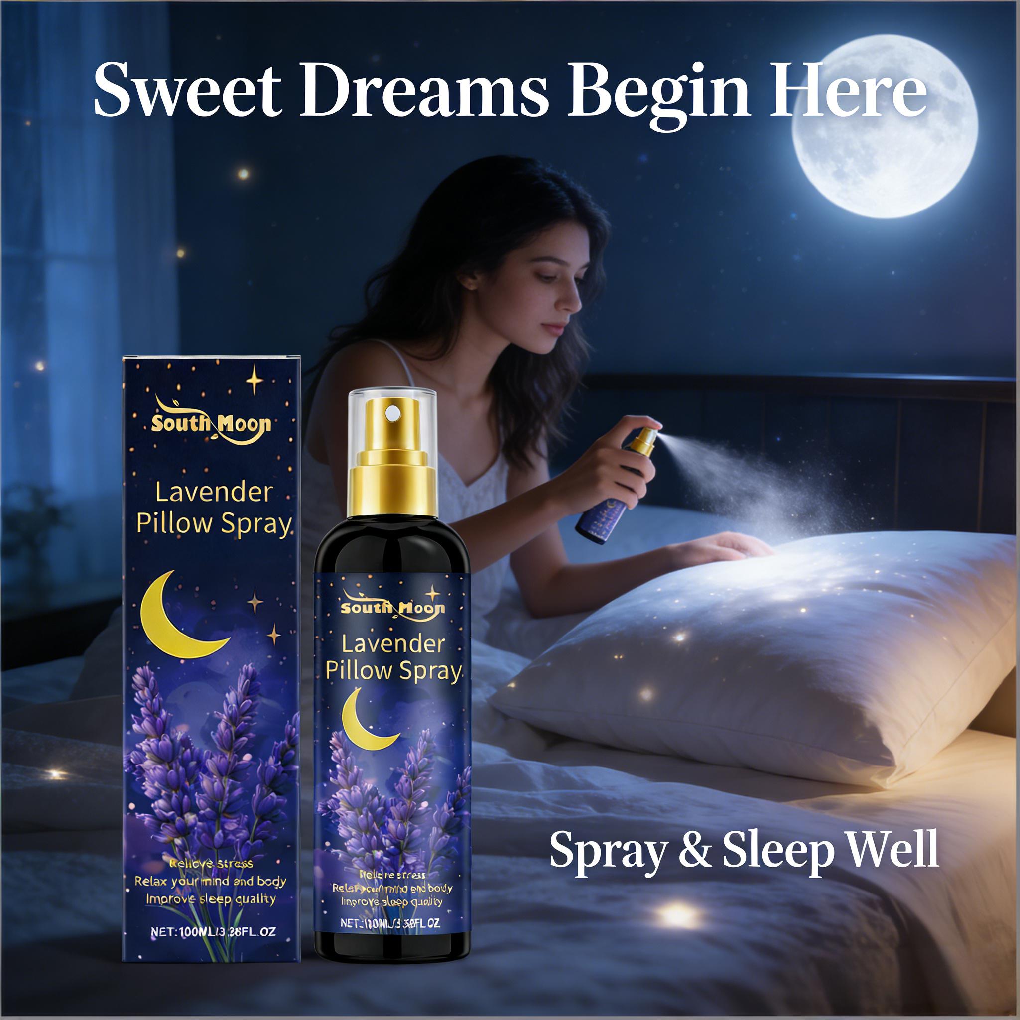 Lavender Pillow Spray - Yastıklar için Lavanta Uyku Spreyi Anksiyeteyi