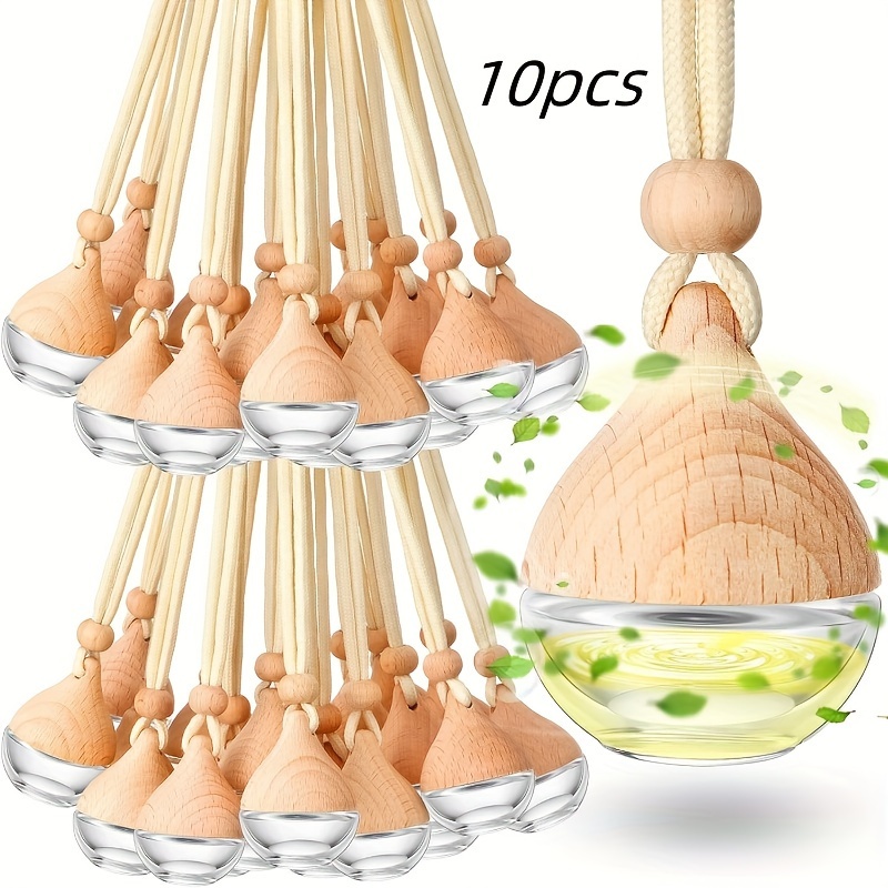 Fragrance Oil Set - 10 paket 0.2oz yeniden kullanılabilir cam